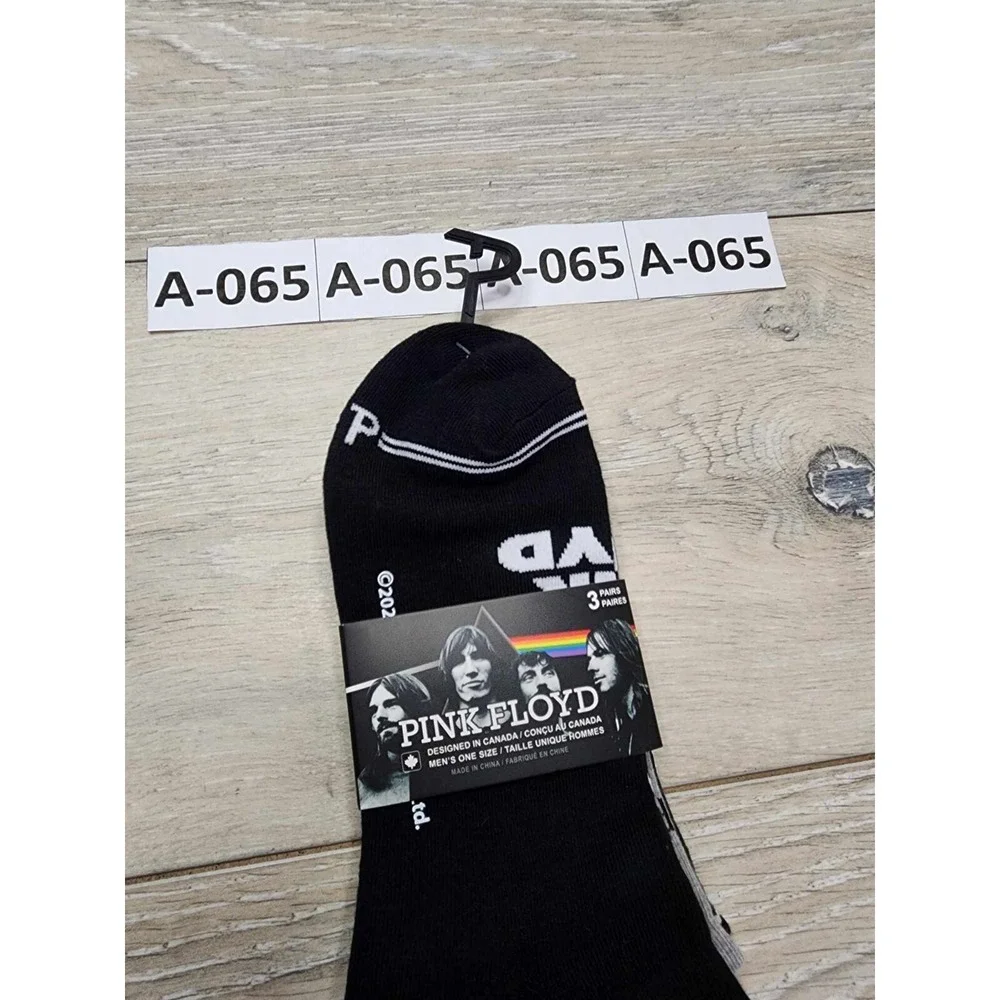 Pink Floyd 3 Pack Novelty Socks Unisex Lowcut Ankle‎ Socks